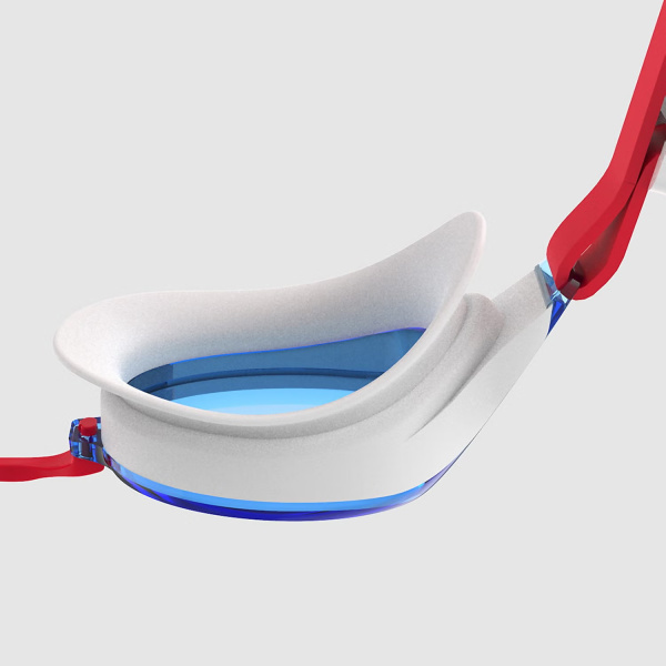 Очки для плавания Speedo Hydropure детские (голубые; красный/синий/белый)